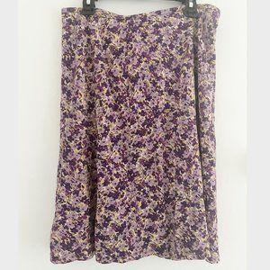 Ann Taylor Pencil Skirt, 4P, Floral Print